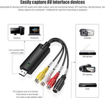 Usb 2.0 Video Adapter With Audio