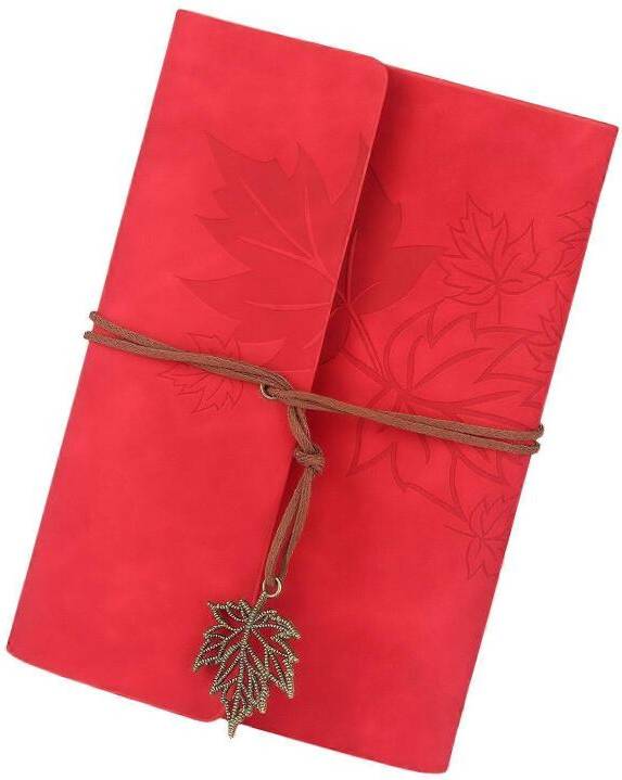 Refillable Notebook Travel Journal 75 Sheets 6 Rings