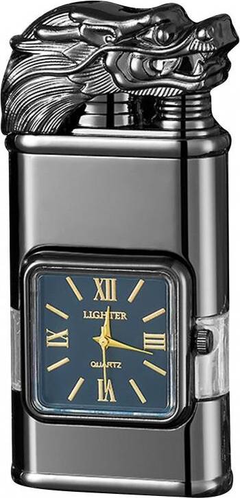 Personalized Embossed Lighter With Watch