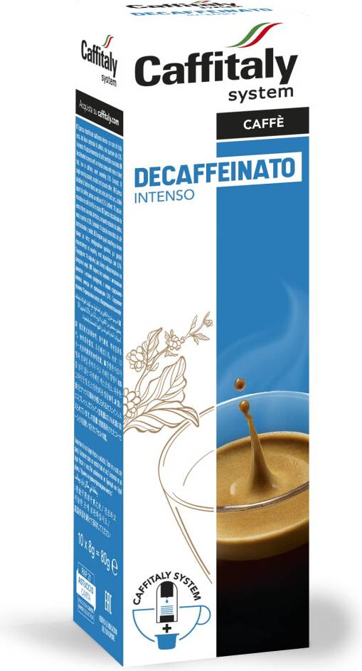 Caffitaly 50 Capsule Caff Decaffeinato Intenso System