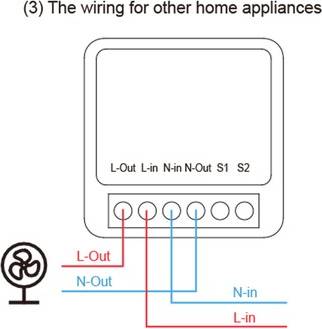 Mini Smart Wifi Switch Wall Light Control Module 16A AC100