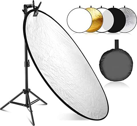 Neewer 43 Inch Light Reflector Kit with Short Stand