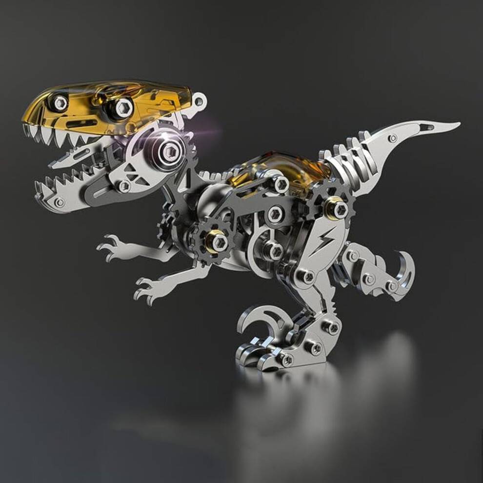 3D Metal Puzzle Velociraptor Model Kit