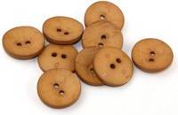 Extra Large Round Buttons Camel