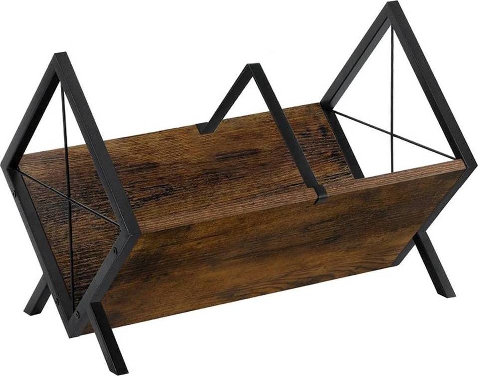 Wood Record Storage Rack 80LP