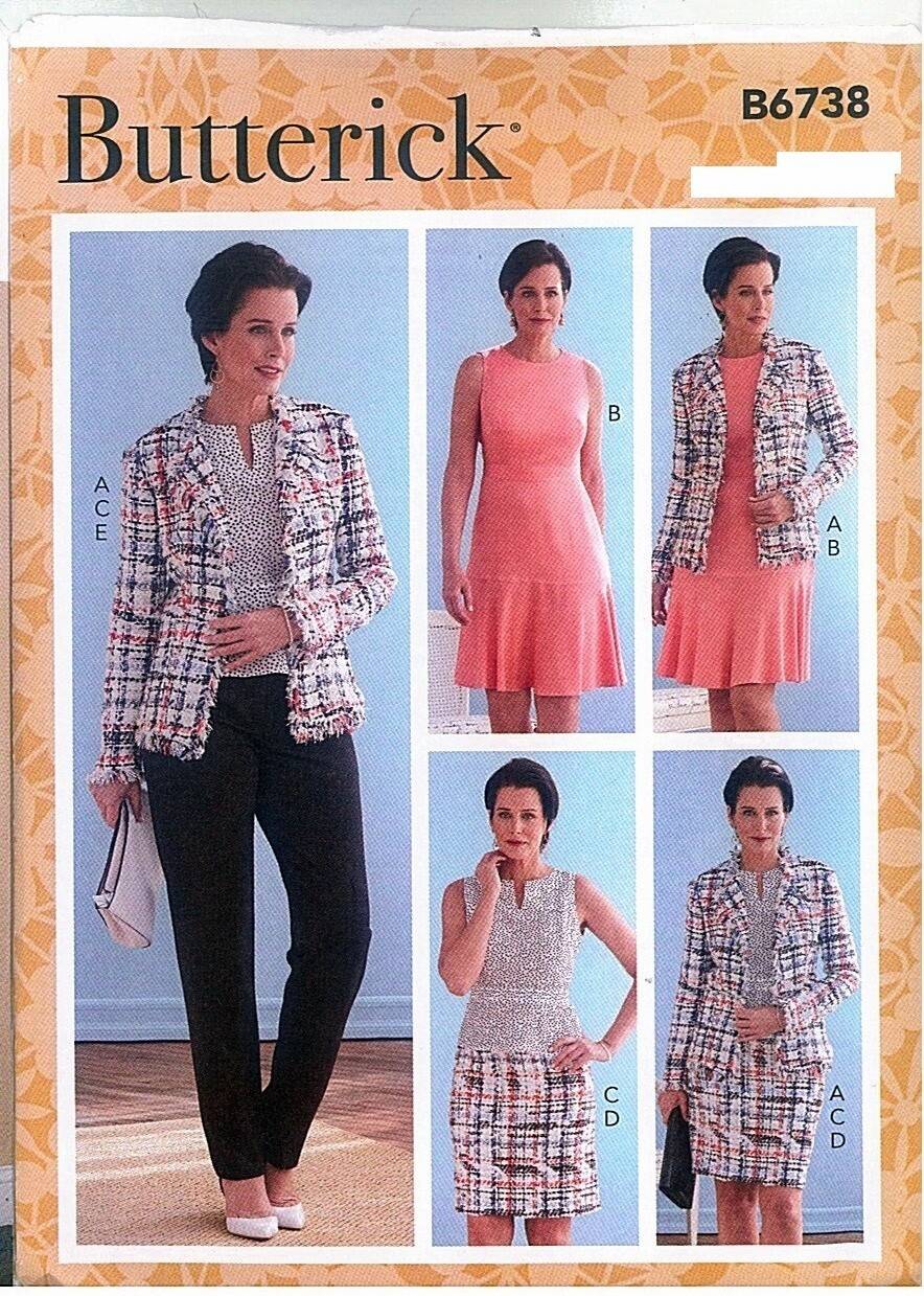 Butterick Paper Sewing Pattern 6738
