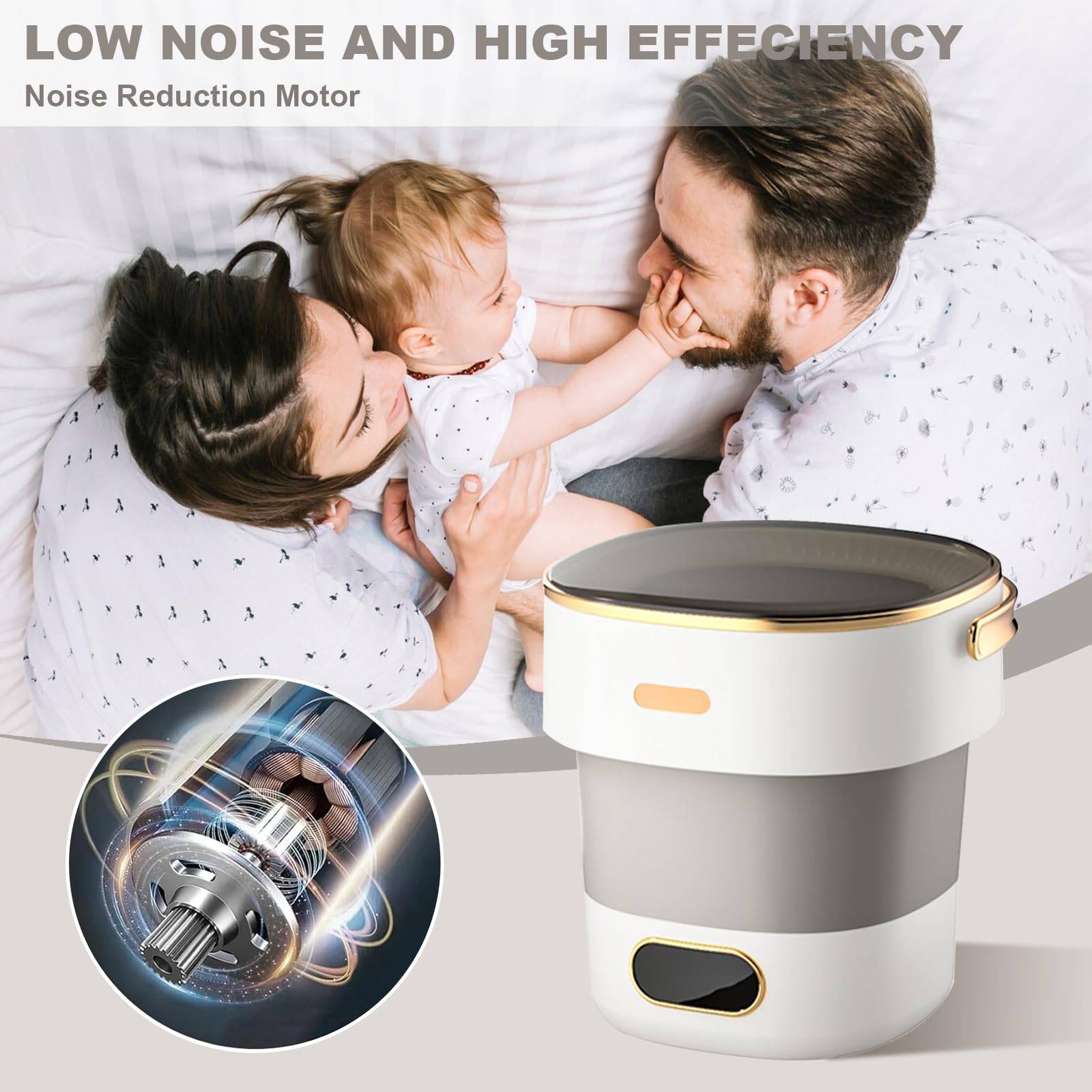 Mini washer Garvee Collapsible Mini Washing Machine 13L