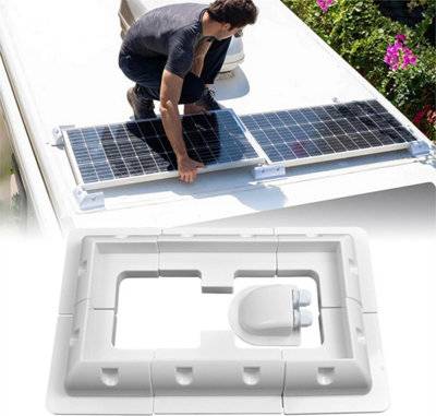 B&Q White Solar Panel Mount Bracket Kit