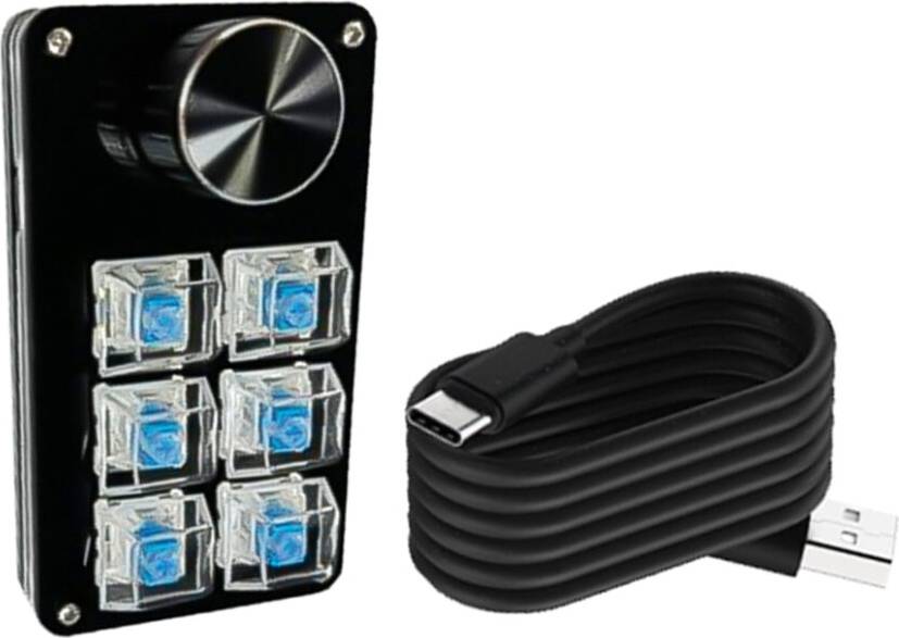 Programmable 3 4 6 8 Key Macro Keypad