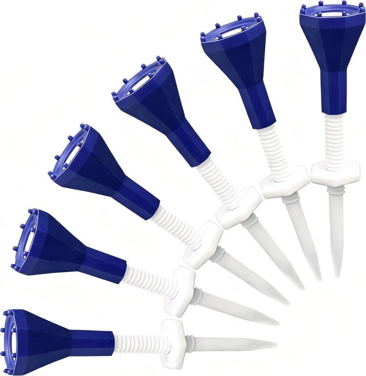 6Pcs Stable Base Golf Tees Set