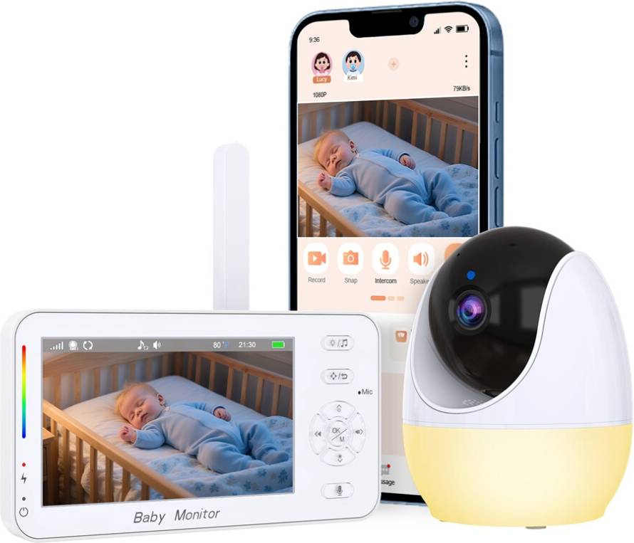 Video Baby Monitor 4.3 Inch Screen