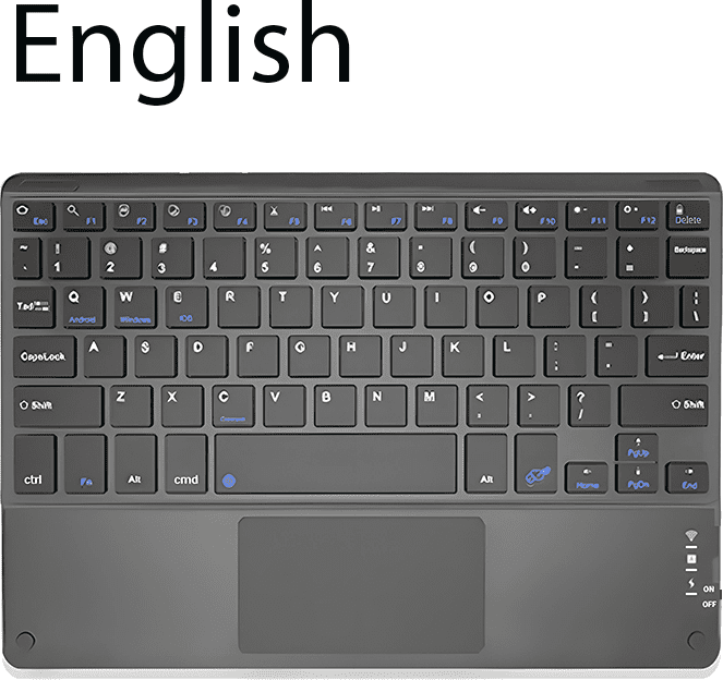 TrackPad Bluetooth Wireless Keyboard With Mouse