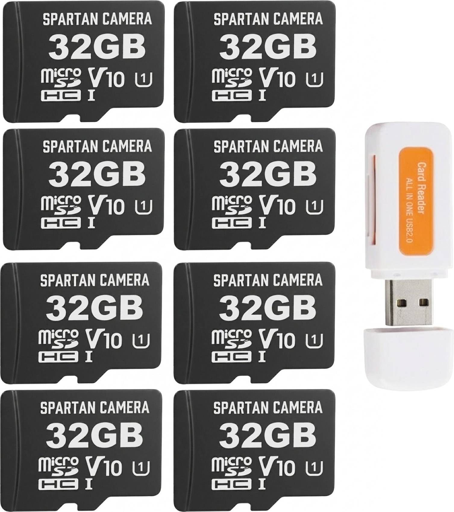 32GB Micro Memory Card with Adapter and Reader Bundle