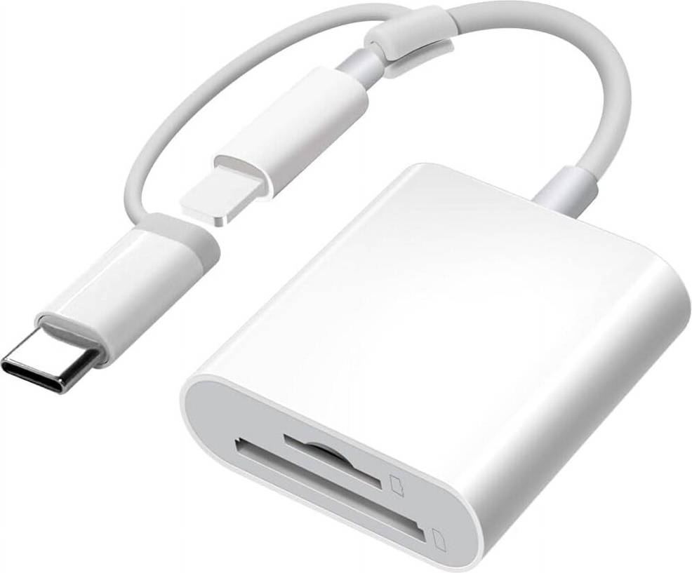 Sd card reader SD Card Reader Dual-Connector Adapter