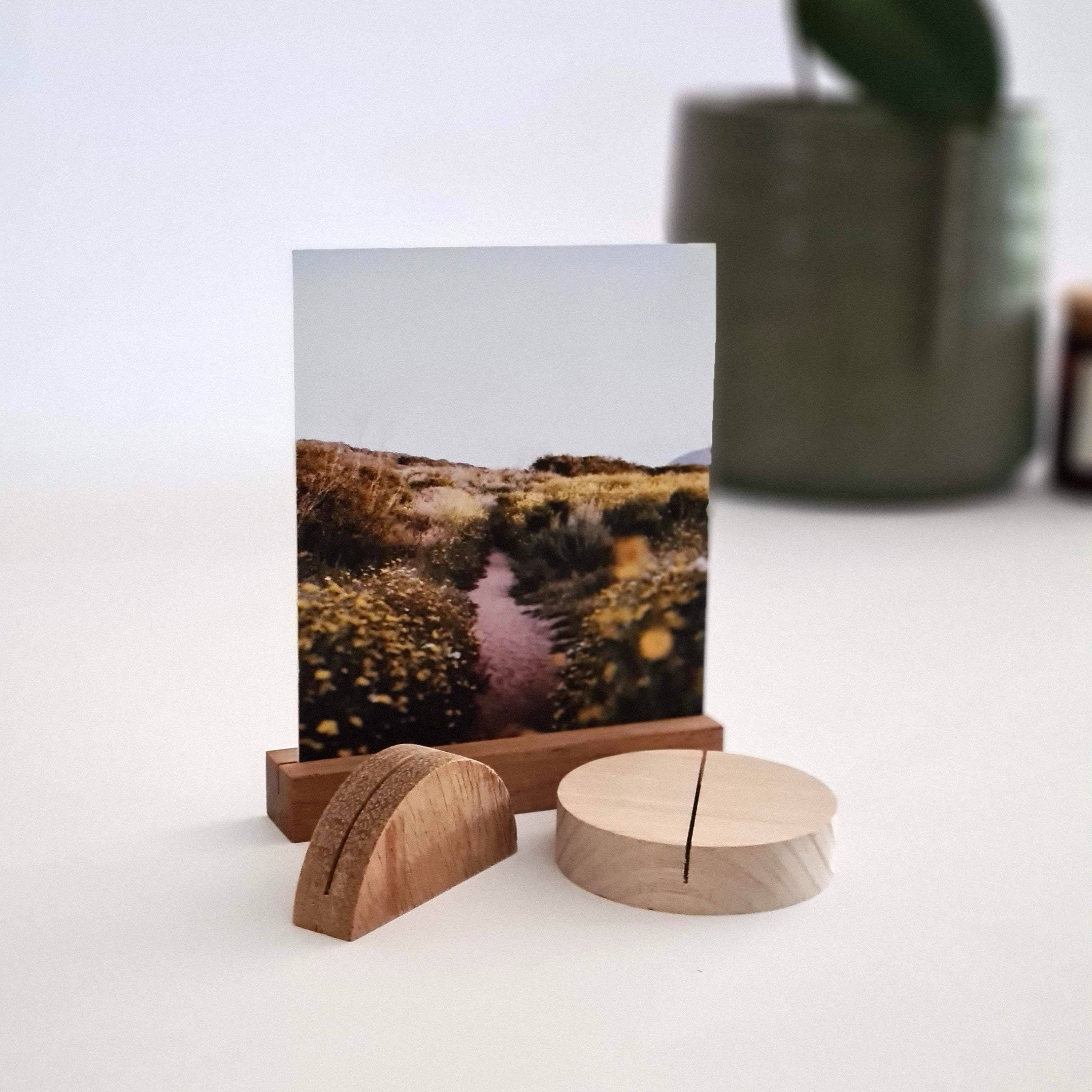 Small picture frames Etsy Small Timber Stand Set Circle Arch Rectangle Photo Frame