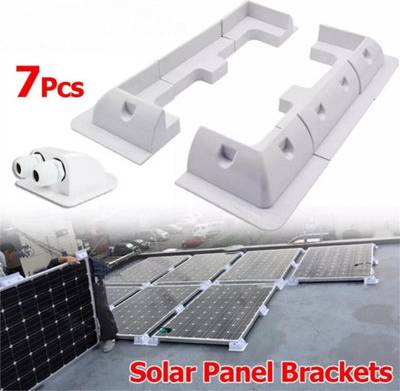 B&Q 7Pcs Solar Panel Mounting Brackets Corner Kit