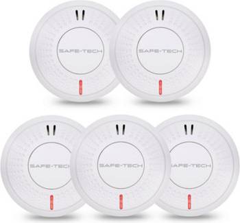 Interlinked fire alarms Safe-Tech Interlinked Smoke Alarm 5 Pack