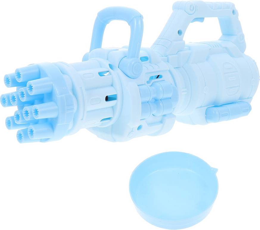 Happyyami 2Pcs Blue Handheld Bubble Machine