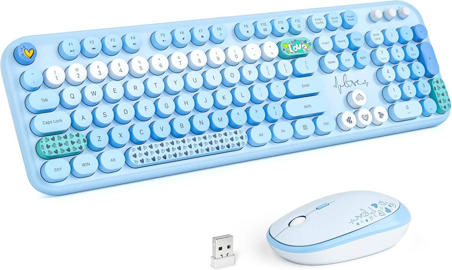 Wireless keyboard and mouse combo Wireless Keyboard Mouse Combo 2.4GHz