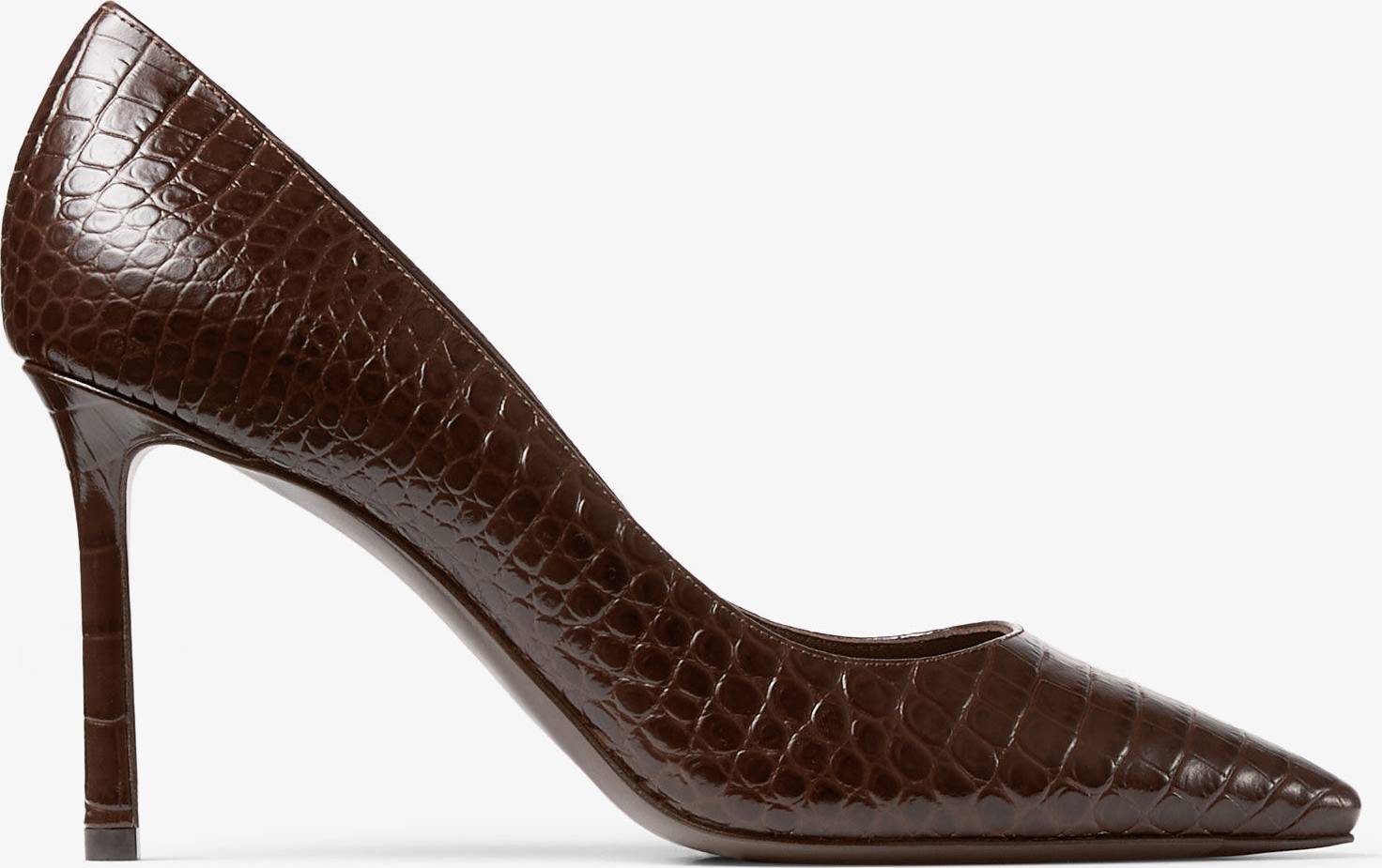 Jimmy Choo Romy 85 Leather Pumps Croco Effect