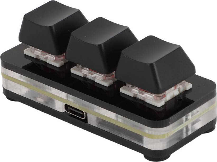 Mini RGB Programmable 3-Key Mechanical Keyboard