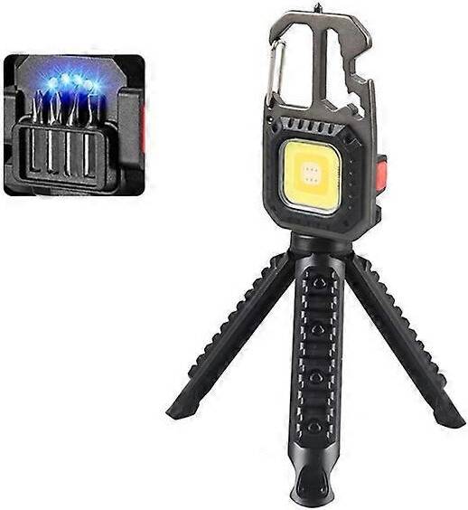 Mini COB LED Flashlight Screwdriver Window Breaking Hammer