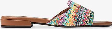 Jimmy Choo Raffia Flat Sandals - Multi