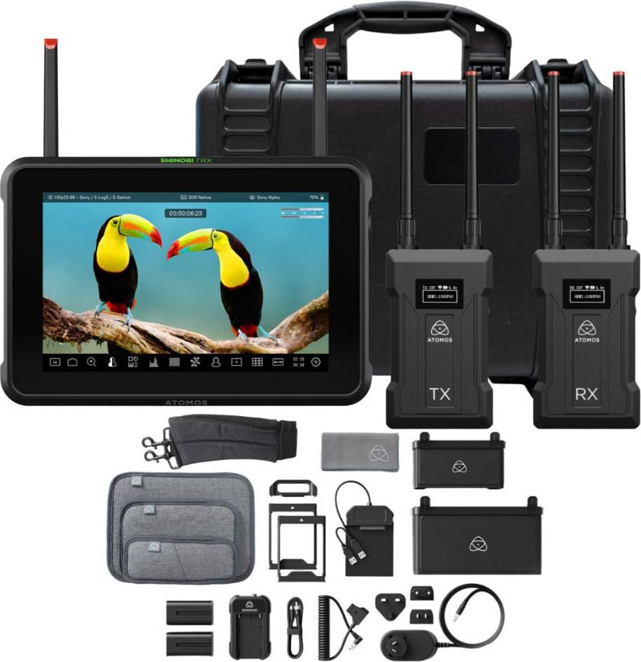 Atomos Shinobi 7 RX 7-Inch HDR Monitor Bundle Set
