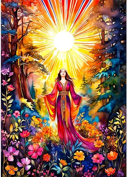 Enjoy The Goddess In Spring