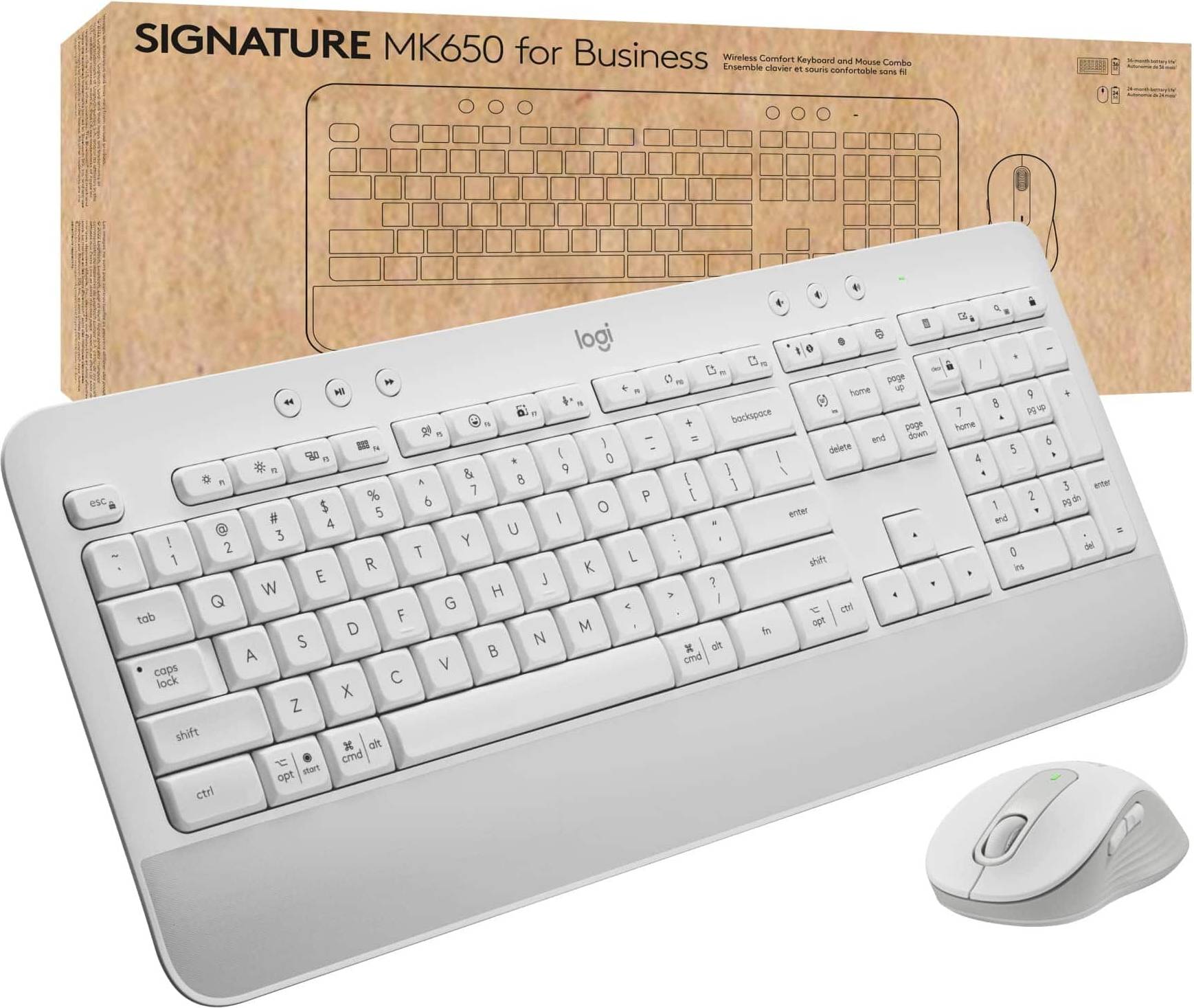 Logitech keyboard and mouse Logitech Signature MK650 Wireless Keyboard Mouse Combo