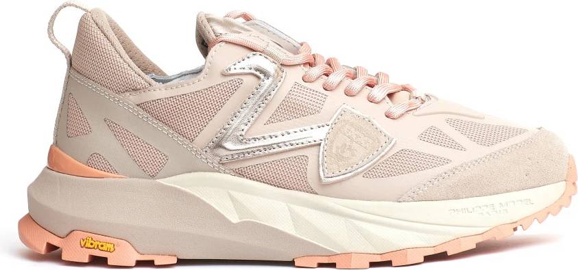 Philippe Model Sneakers Aw24 Salmon Inserts Läder - Rosa