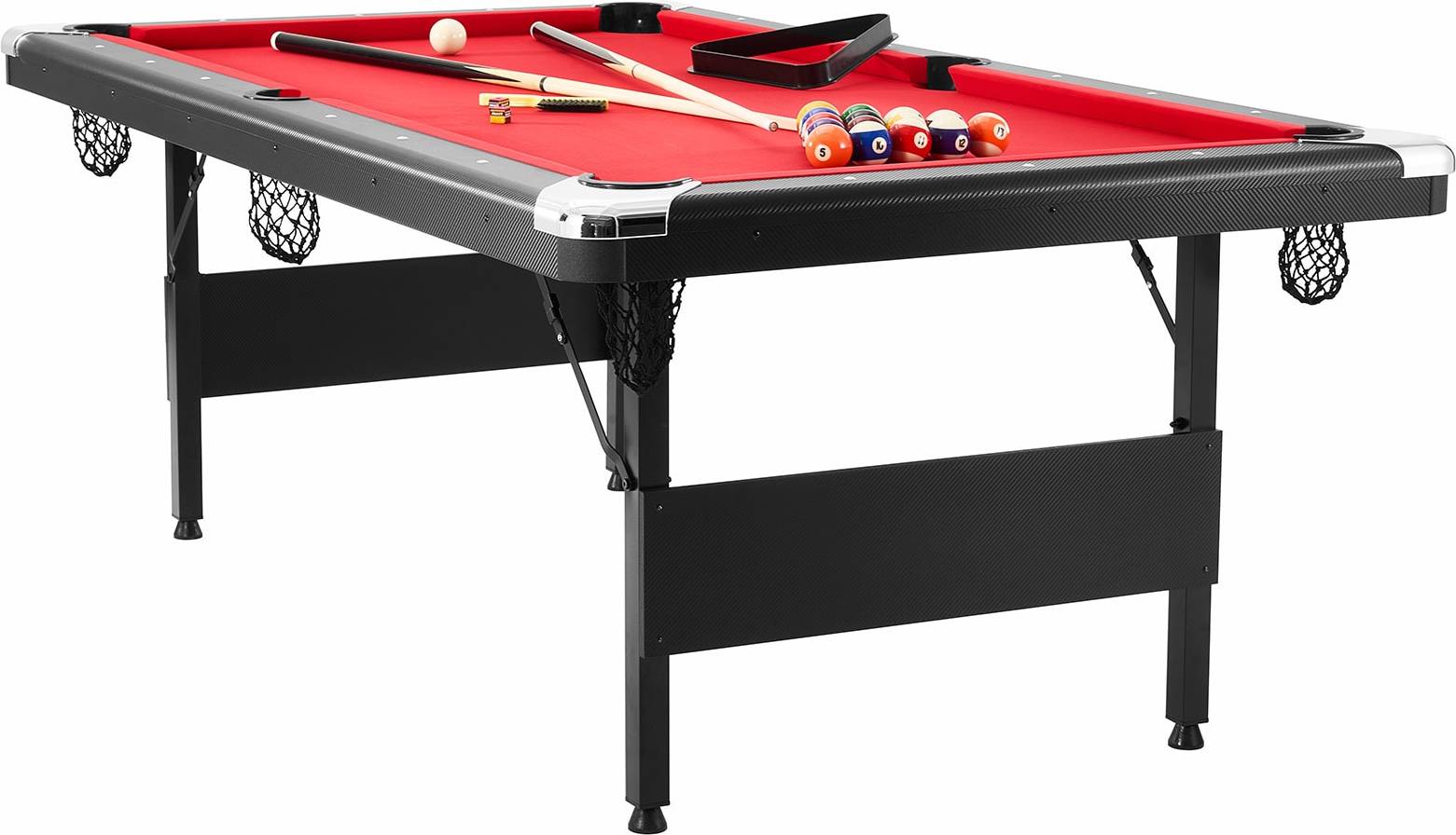 Portable pool table 7-ft Foldable Portable Billiard Pool Table Kit