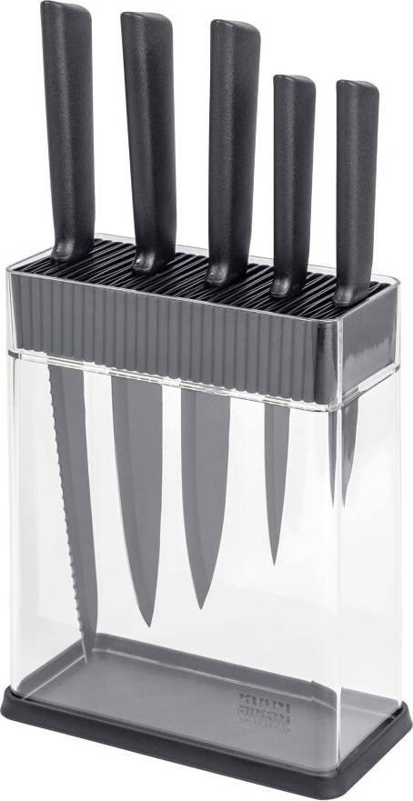 Kuhn Rikon Colori+ Mixed Knife Set Vision Block Grey