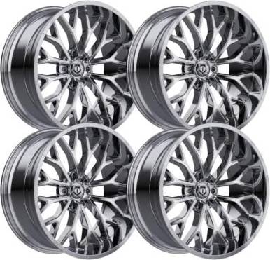 TIS 565c Chrome Wheels Rims 20 Inch