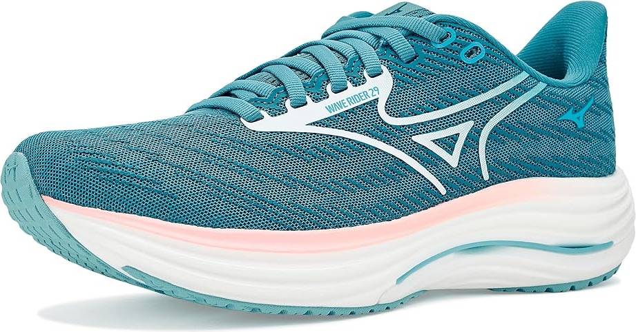 Mizuno Wave Rider 29 Running Shoes - Larkspur/Weiß/Rosaesque