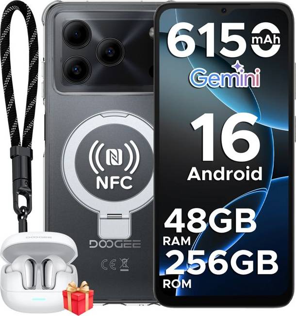 Doogee Note56 Plus Smartphone Android 16 48Go 256Go