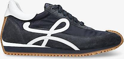 Loewe Flow Runner Monogram Leather Shell Trainers
