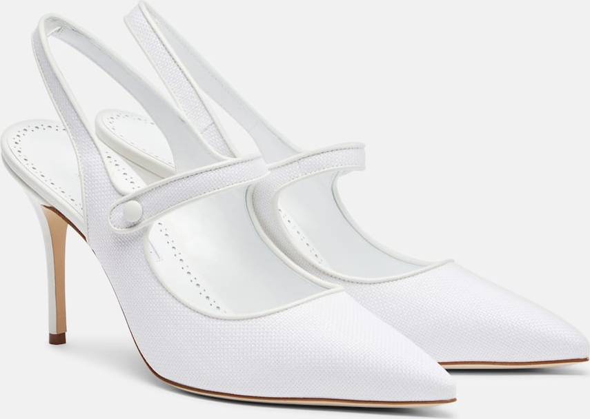 Pumps Slingback Camparisli - Rafia
