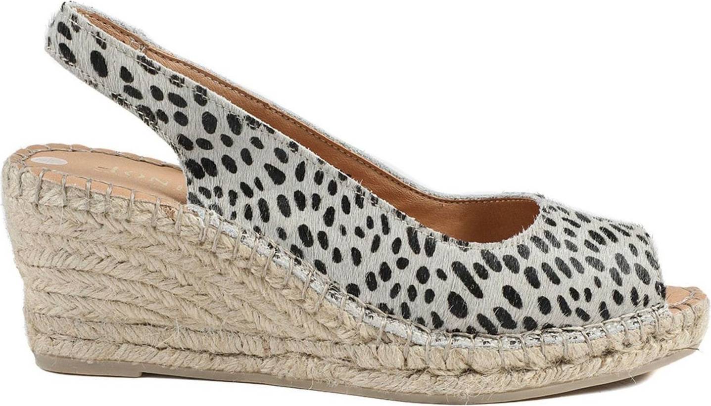 Jones Bootmaker Slingback Wedges Leopard