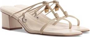 Farm Rio Sea Block Heel Sandals - Ivory