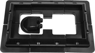 B&Q Black Solar Panel Mount Bracket Kit