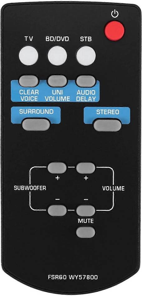 FSR60 WY57800 Télécommande Remplacement