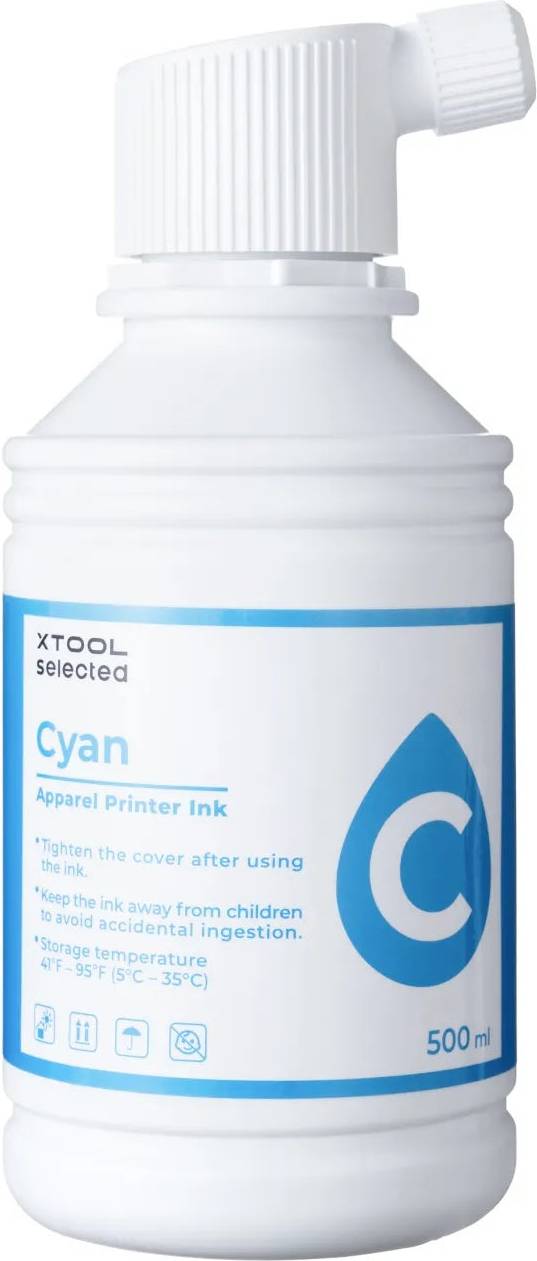 Apparel Printer Ink Bottle Blue