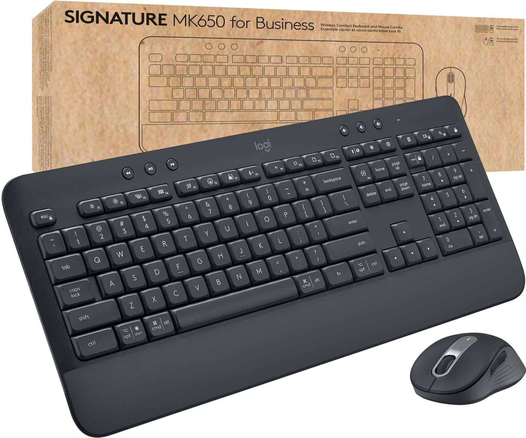Logitech keyboard and mouse Logitech Signature MK650 Wireless Keyboard Mouse Combo