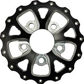 Weld Racing V Series Rear Center 5 X 4.5 Black