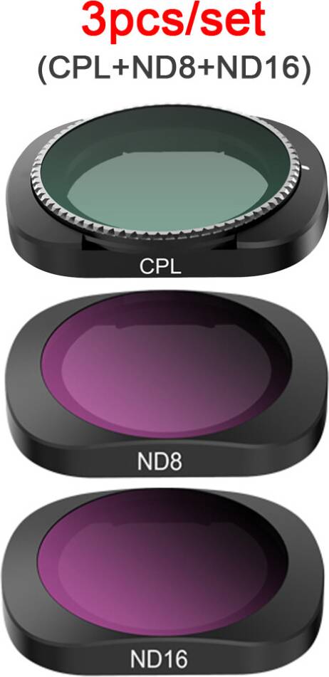 Camera Lens Filter MCUV Kit 3pcs