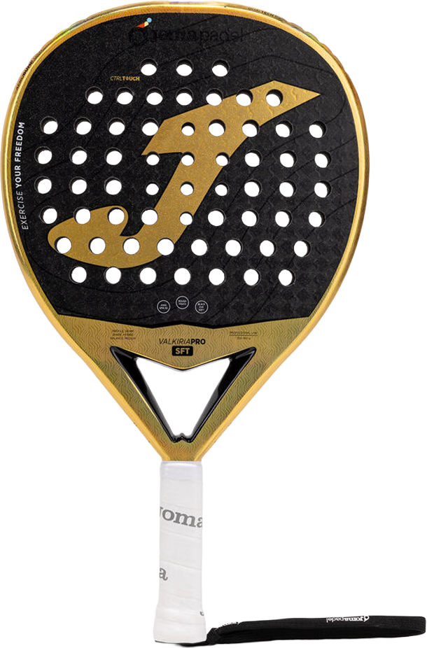 Joma Valkiria Pro Soft Paddle Racket Black