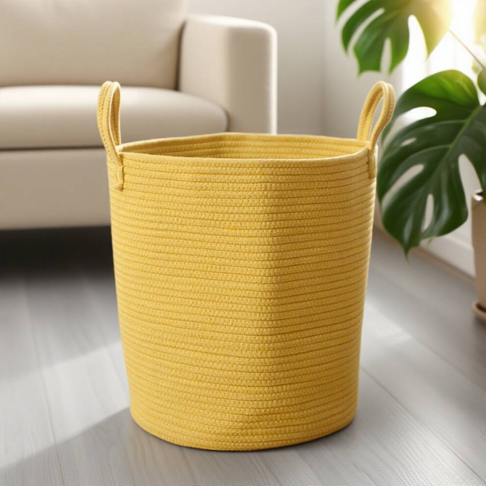 Large Cotton Rope Storage Basket