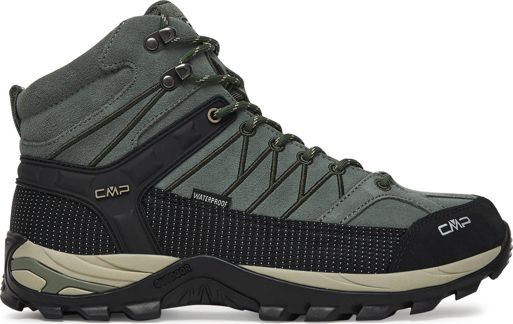 CMP Rigel Mid Trekking Shoes Waterproof Vandresko - Grå/Sort