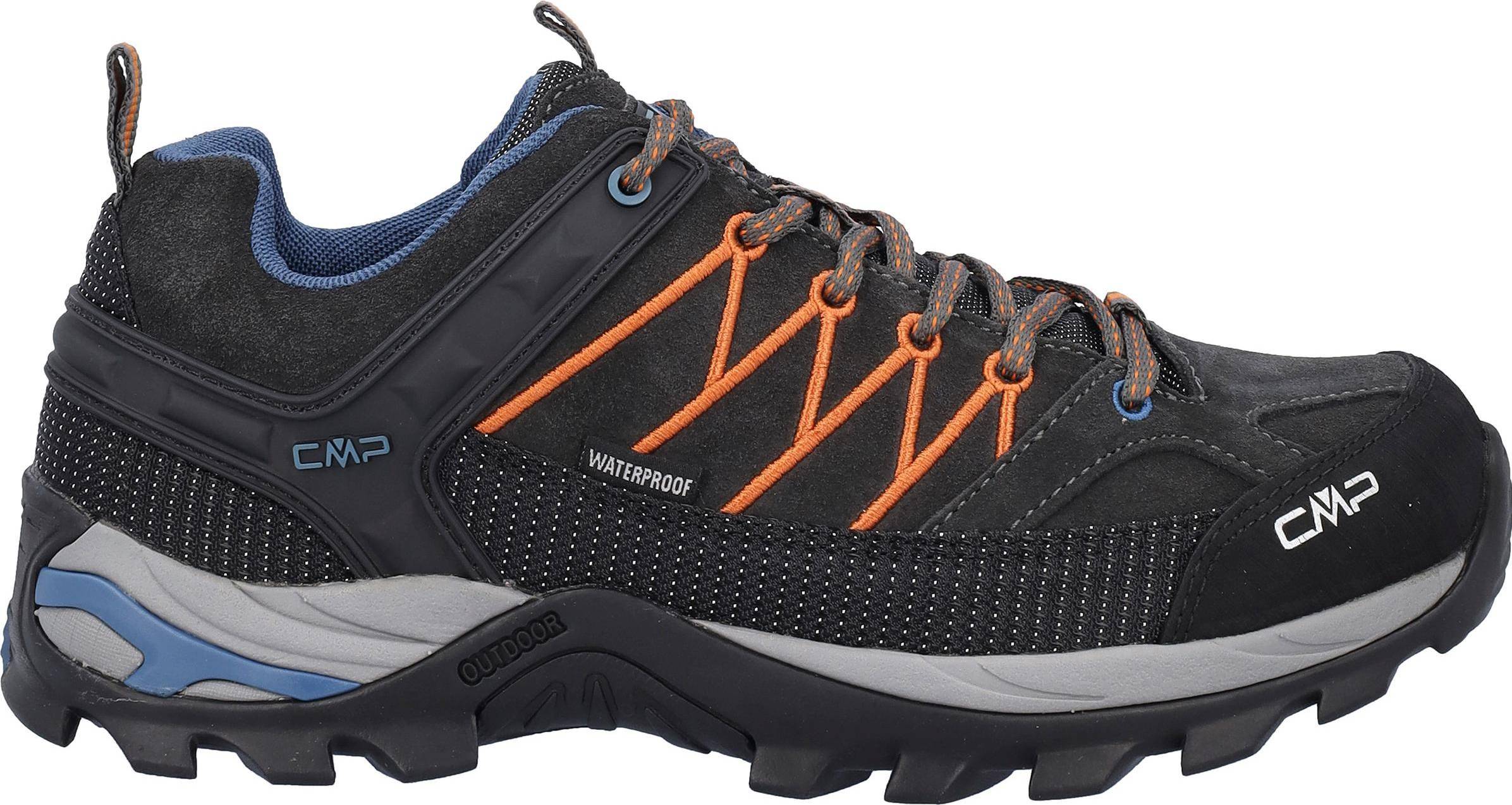 Cmp rigel wp vandrestøvler herre CMP Rigel Low WP Trekking Shoes - Navy